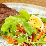 Salada para acompanhar o churrasco