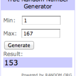 Sorteio dos kits: resultado