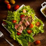 Salada com Rosbife