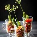 Salada de Pipoca de Arroz Vermelho