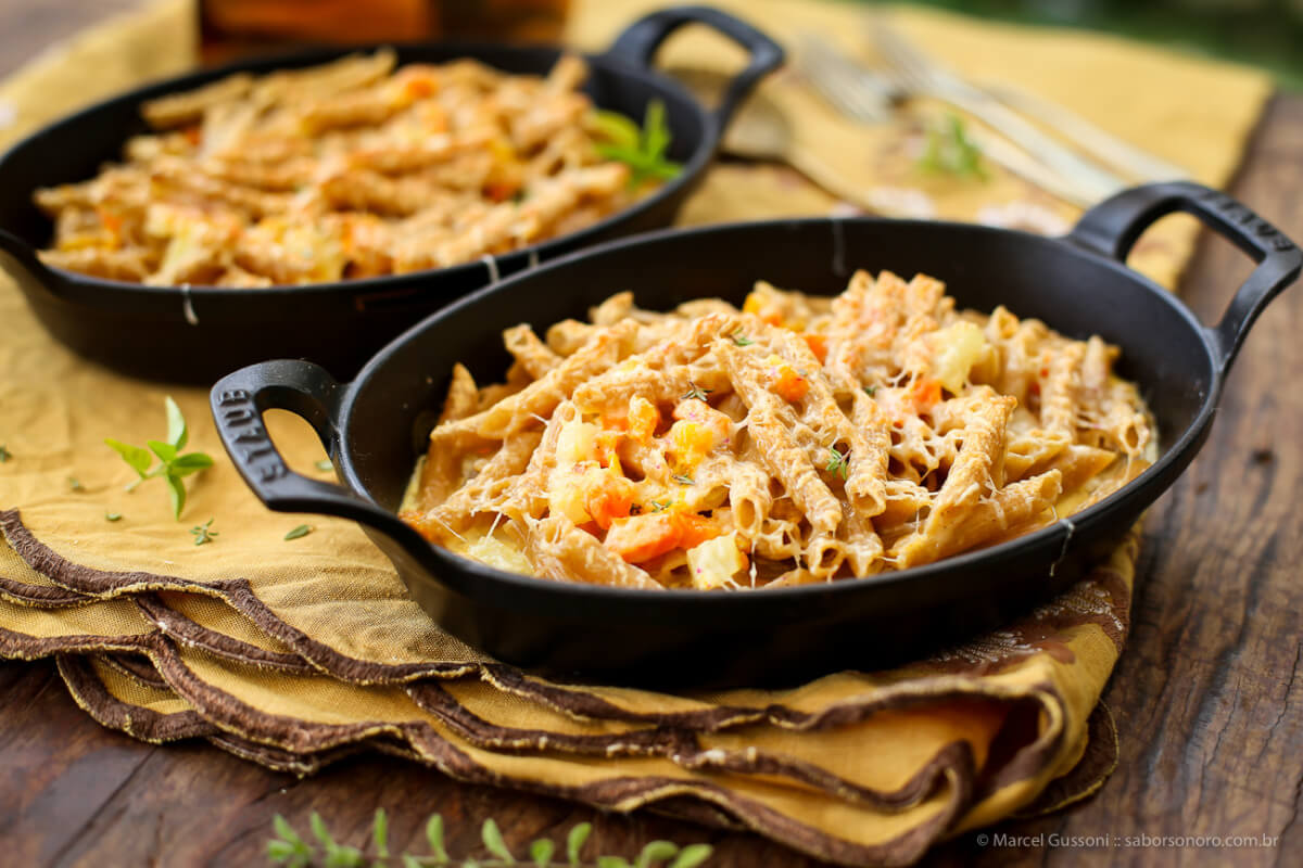 macarrão gratinado